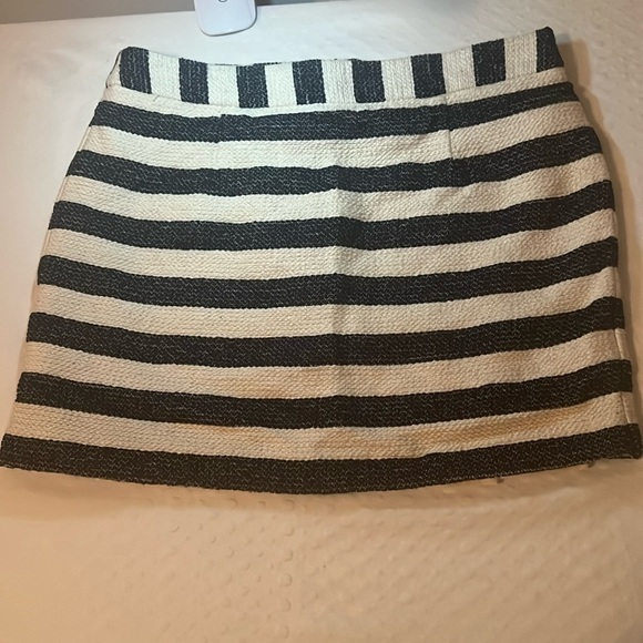 Forever 21 tweed skirt size M striped academia mini - Picture 1 of 8
